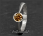 Preview: Brillant Ring 585 Gold, 0,54ct, rotorange & VS2